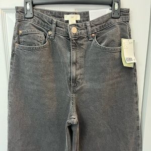 H&M high rise wide leg cropped jean - NWT - size 8
